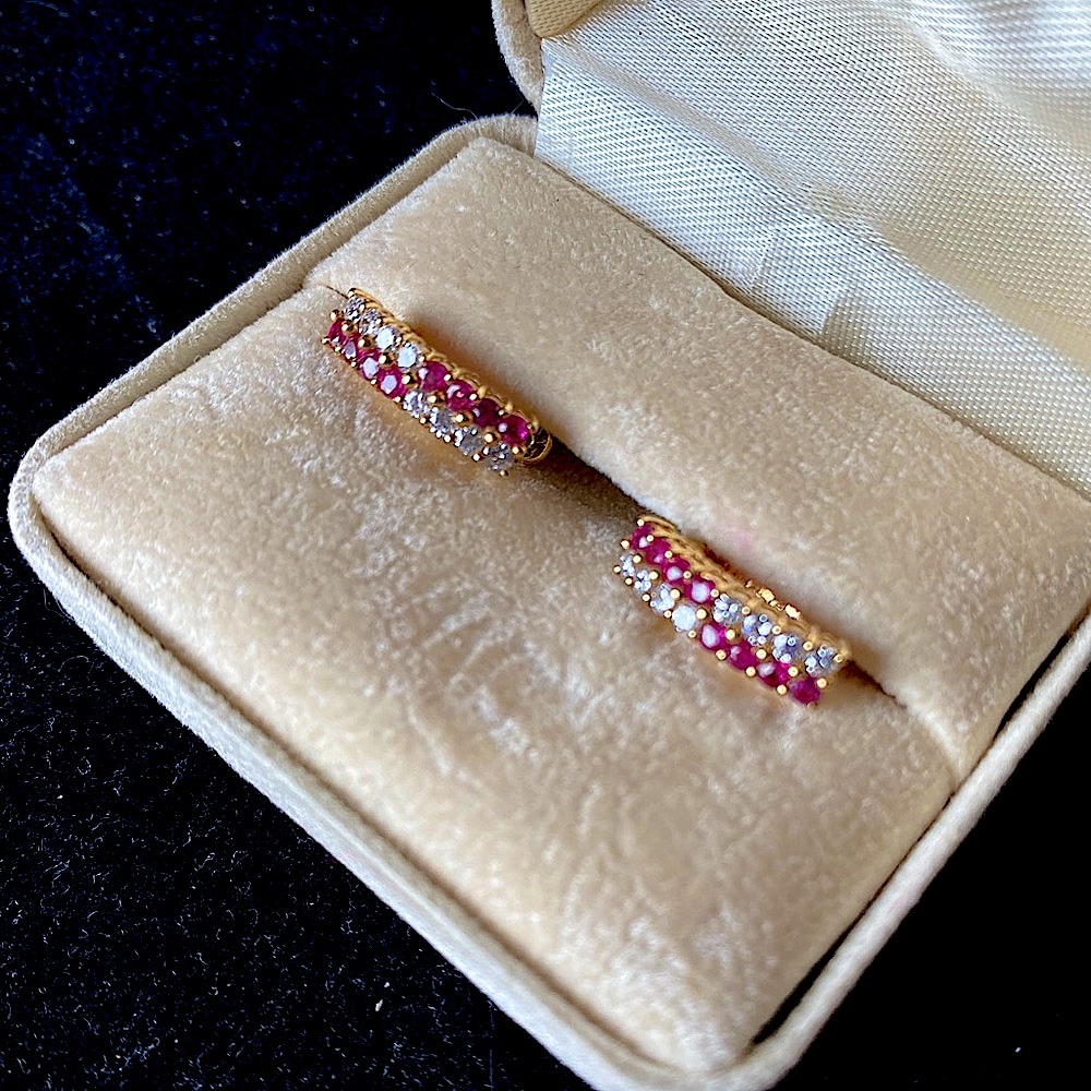 Ruby Earrings - image 2